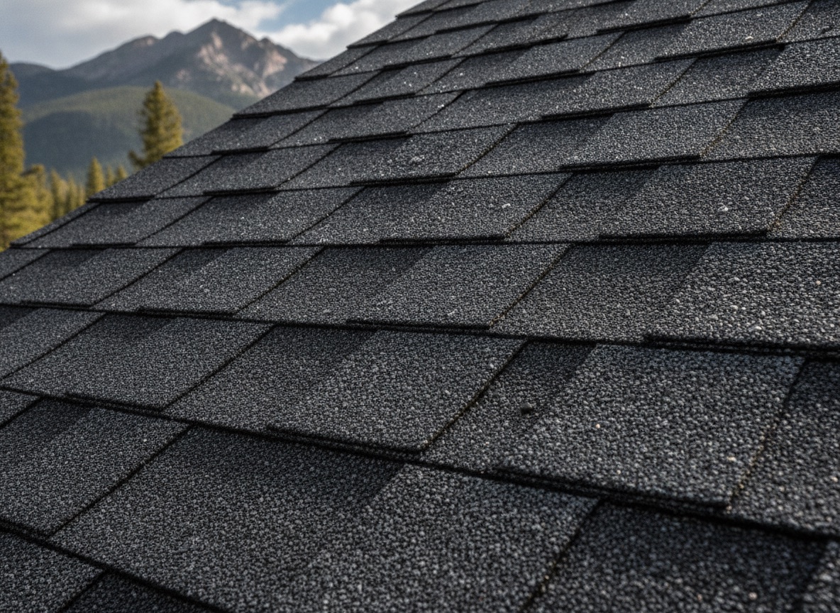 Closeup of Class 4 dimensional shingle texture